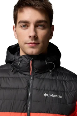 Columbia Casacos-Jaqueta com capuz isolada Powder Lite™ II para homem vermelho