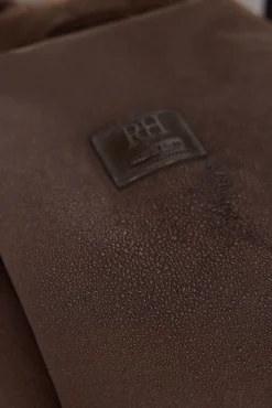 Pedro del Hierro Casacos|Sobretudos-Jaqueta com fecho-éclair repelente à água Marrom