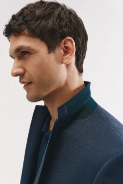 Cortefiel Fatos|Blazers-Jaqueta Coolmax Bird's Eye Azul