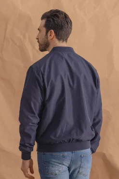 Celopman Casacos-Jaqueta corta-vento leve azul