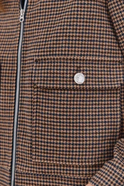 Cortefiel Sobretudos-Jaqueta curta com fecho-éclair Multicolorido