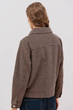 Cortefiel Sobretudos-Jaqueta curta com fecho-éclair Multicolorido