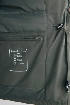 Pedro del Hierro Casacos|Sobretudos-Jaqueta de 4 bolsos Verde