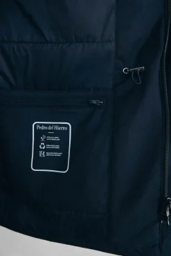 Pedro del Hierro Casacos|Sobretudos-Jaqueta de 4 bolsos Azul