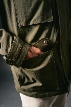 OOTO Casacos-Jaqueta de campo com quatro bolsos Verde