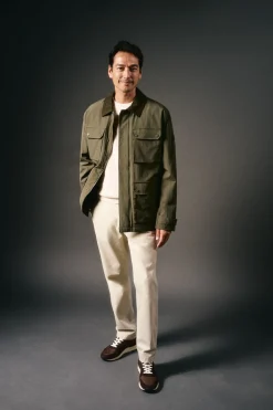 OOTO Casacos-Jaqueta de campo com quatro bolsos Verde