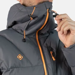 Izas Casacos-Jaqueta de fibra hidrorrepelente cinzento