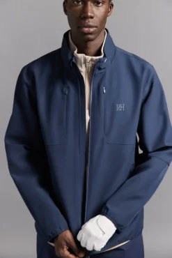 Pedro del Hierro Casacos|Sobretudos-Jaqueta de golfe simples Azul