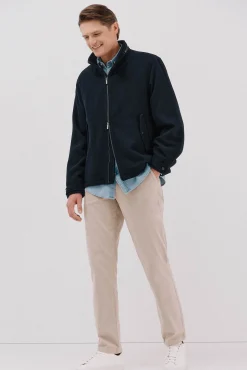 Cortefiel Casacos-Jaqueta de lã Azul