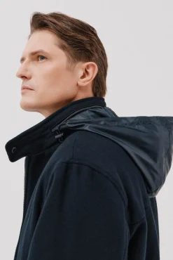 Cortefiel Casacos-Jaqueta de lã Azul