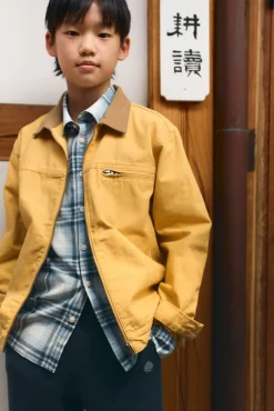 Springfield Kids Casacos|Sobretudos-Jaqueta de trabalho infantil amarelo