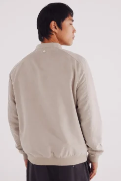 Springfield Casacos-Jaqueta efeito camurça microperfurada cru