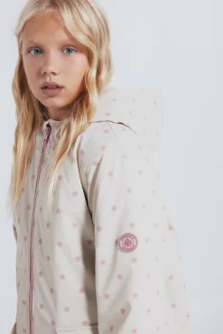 Springfield Kids Sobretudo|Casacos-Jaqueta emborrachada de bolinhas para menina estampado