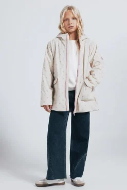 Springfield Kids Sobretudo|Casacos-Jaqueta emborrachada de bolinhas para menina estampado