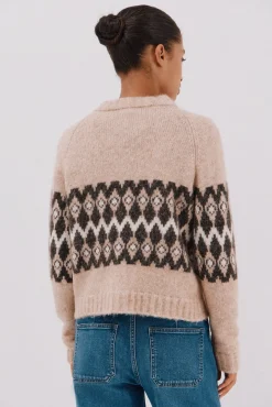 Cortefiel Camisolas-Jaqueta grega posicional Tostado