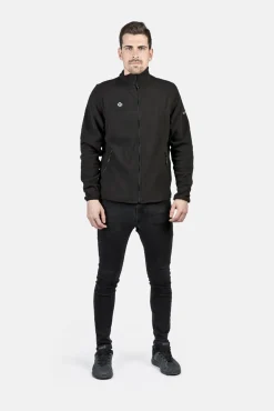 Izas Casacos|Sobretudos-Jaqueta leve de forro polar preto