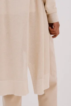 Cortefiel Camisolas-Jaqueta longa em lurex Tostado