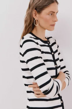 Cortefiel Camisolas-Jaqueta manga larga Branco