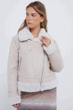 Springfield Sobretudos-Jaqueta motard dupla face castanho