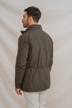 Celopman Casacos-Jaqueta multibolsos verde