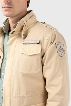 Williot Casacos-Jaqueta saariana com manchas Tostado