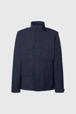 Pepe Jeans Casacos-Jaqueta Sahariana Stretch azul