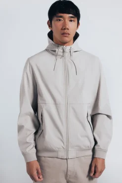 Springfield Casacos-Jaqueta softshell com capuz cru