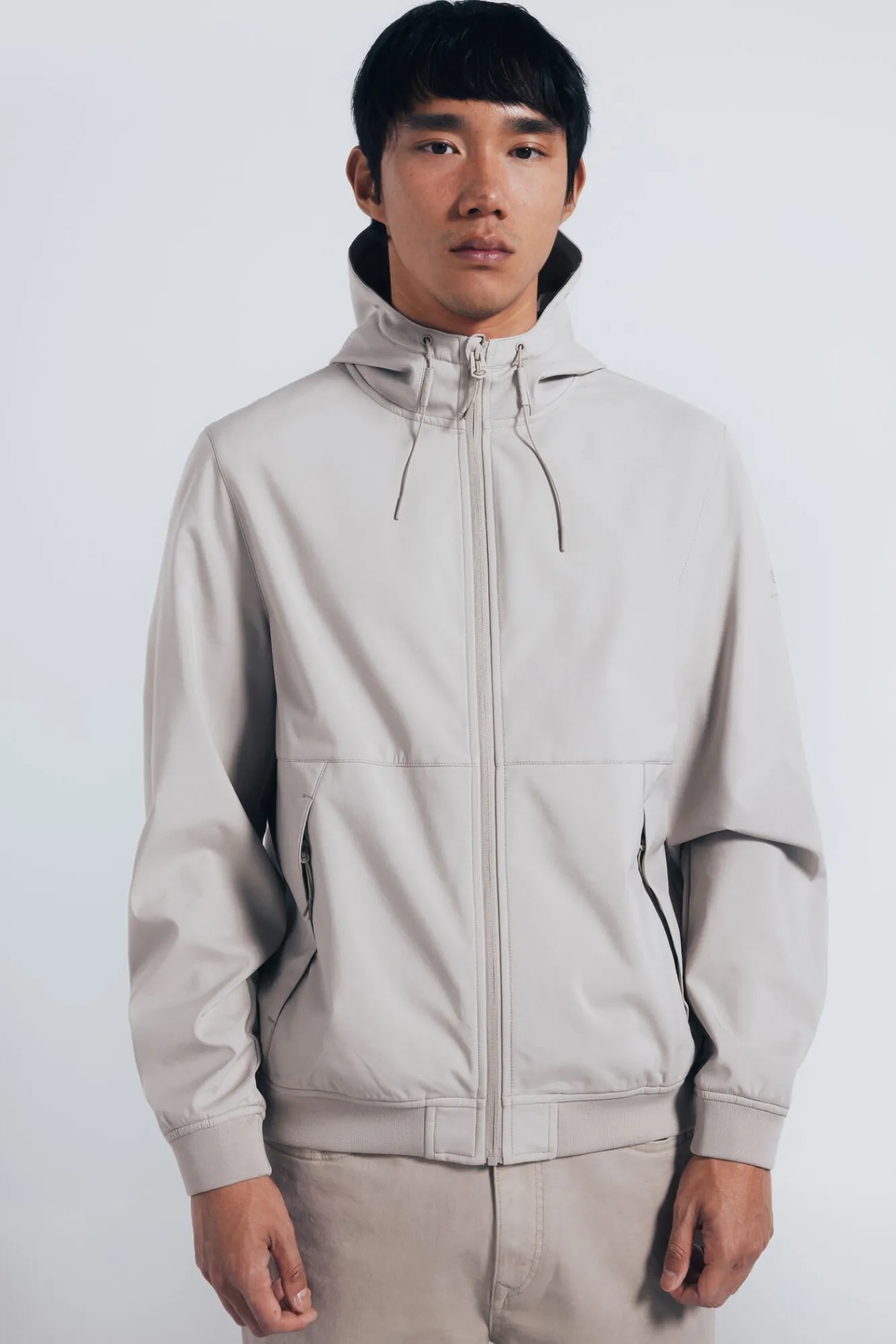 Springfield Casacos-Jaqueta softshell com capuz cru