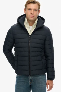 Superdry Casacos-Jaqueta azul