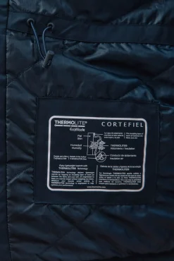 Cortefiel Casacos|Sobretudos-Jaqueta técnica com 4 bolsos Azul