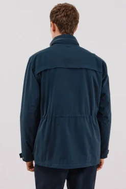 Cortefiel Casacos|Sobretudos-Jaqueta técnica com 4 bolsos Azul
