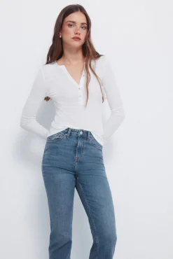 Springfield Jeans-Jeans bootcut azul