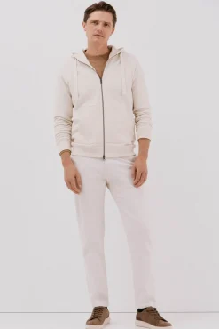 Cortefiel Jeans|Calças-Jeans com corte afunilado Ecru