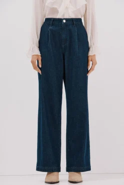 Cortefiel Jeans-Jeans com pregas Azul