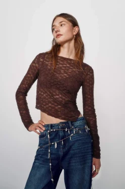 High Spirits Jeans-Jeans com punho azul