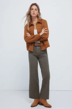 Springfield Jeans-Jeans cor de marinheiro bege