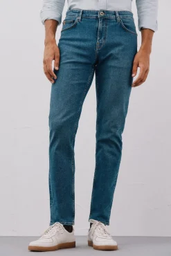 Cortefiel Jeans-Jeans corte ajustado Azul