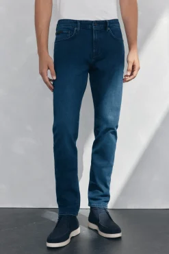 Pedro del Hierro Jeans|Calças-Jeans corte ajustado Azul