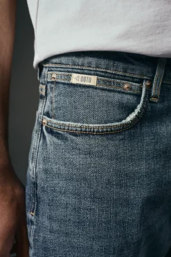 OOTO Jeans|Calças-Jeans corte ajustado Azul