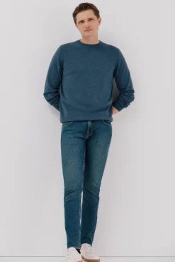 Cortefiel Jeans|Calças-Jeans corte ajustado Azul