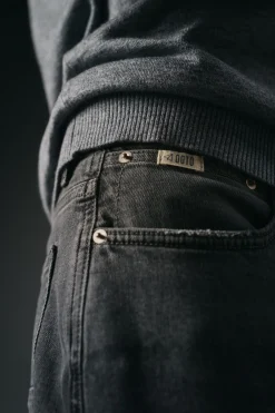 OOTO Jeans|Calças-Jeans corte ajustado Cinzento