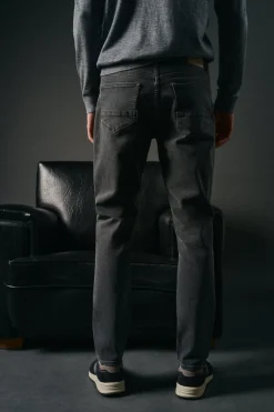 OOTO Jeans|Calças-Jeans corte ajustado Cinzento