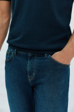 Cortefiel Jeans-Jeans corte ajustado Azul