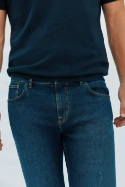 Cortefiel Jeans-Jeans corte ajustado Azul