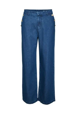 Vero Moda Jeans-Jeans de cintura subida Azul