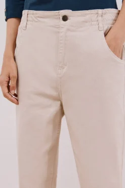 Cortefiel Jeans|Calças-Jeans de corte fácil Ecru