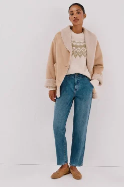 Cortefiel Jeans|Calças-Jeans de corte fácil Azul