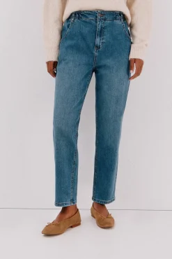 Cortefiel Jeans|Calças-Jeans de corte fácil Azul