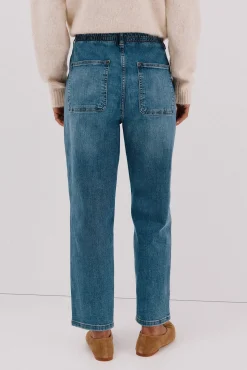 Cortefiel Jeans|Calças-Jeans de corte fácil Azul