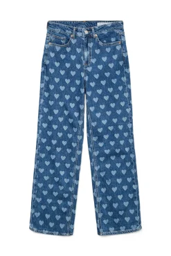 Vero Moda Calças-Jeans estampado Azul